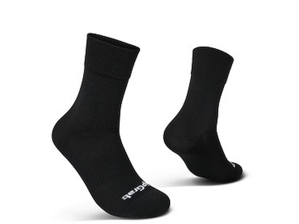 GripGrab EXPLR regular cut socks cykelstrømper sort GripGrab EXPLR regular cut socks cykelstrømper sort