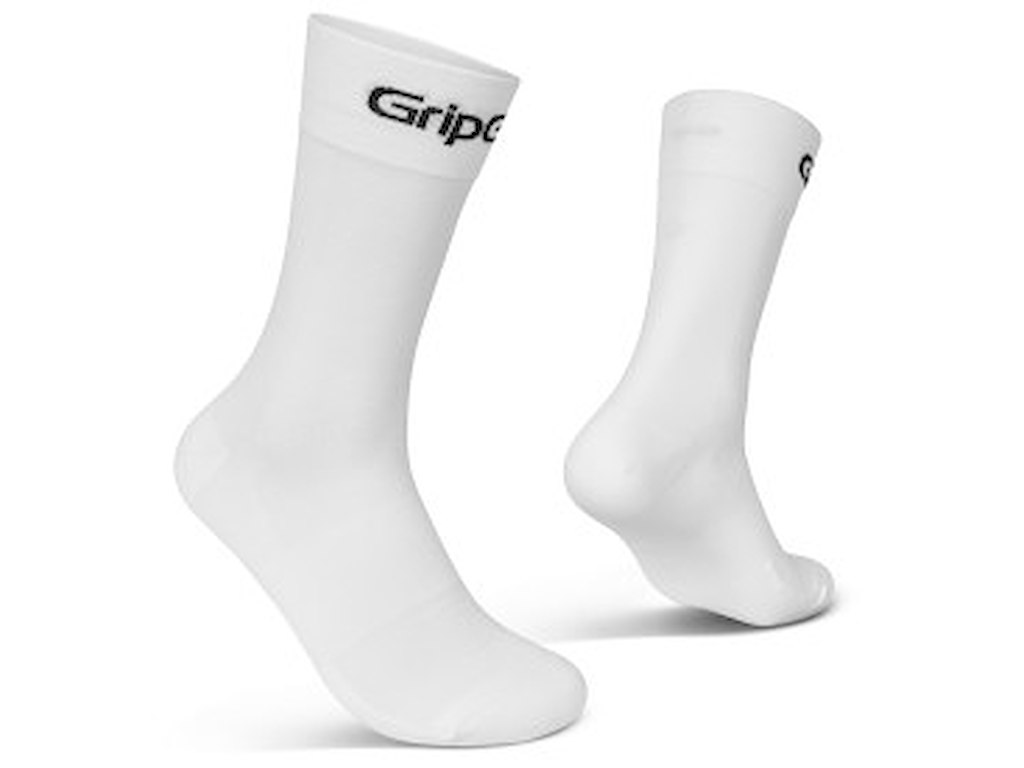 GripGrab RIDE high cut socks cykelstrømper hvid GripGrab RIDE high cut socks cykelstrømper hvid