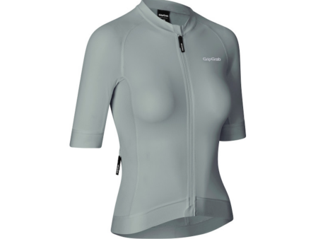 GripGrab Womens PACR cykeltrøje korte ærmer lyseblå dame