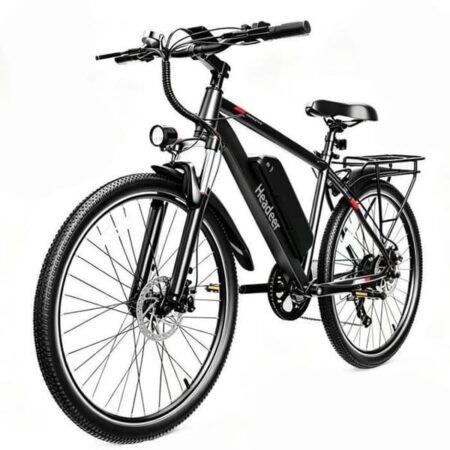 HEADEER BK1350 - Elcykel - Motor 500W - El mountainbike - Batteri 48V 15Ah - Rækkevidde 100KM - 26" - 35KM/H - Sort