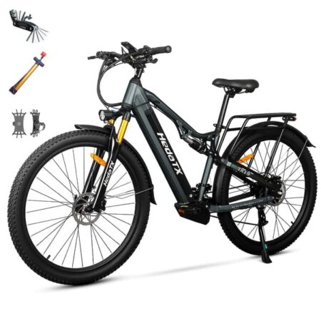 Hedatx TX19 29'' elcykel, 1000W peak-motor, 45 km/t MAX, 19,2AH batteri, Shimano hydrauliske bremser, 27 gear, 29''*2,4 dæk.