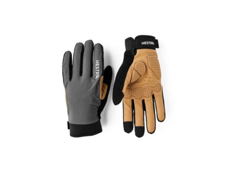 Hestra Bike Guard D3O - Cykelhandsker - Lange fingre - Grå - Str. 8/M