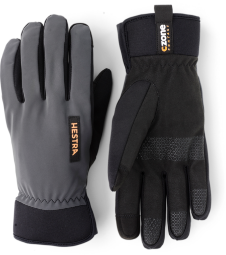 Hestra CZone Contact 5 finger cykelhandske Dark Grey