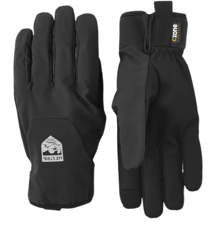 Hestra Czone Mistral 5-Finger Cykelhandske Sort