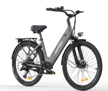 HillMiles MileCity 1 Elcykel, 250W momentsensor, 36V 13Ah, 50-100 km rækkevidde, 26" dæk, Shimano 7-speed