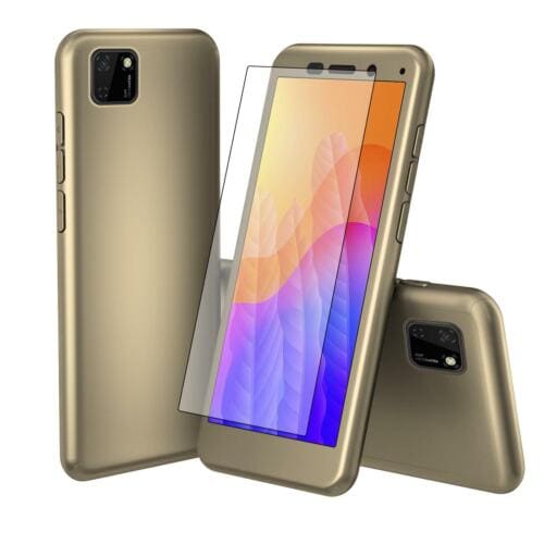 Honor 9S (5.45") Slim Armour Full Body Case Front & Back Shockproof Phone Cover (Gold)
