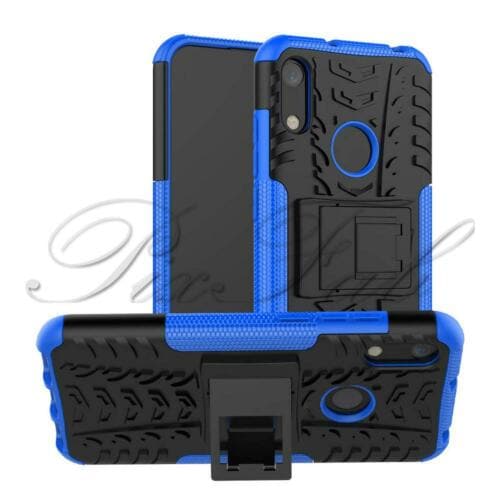 Huawei Huawei Y6 (2019) TOUGH Slim Armour Shockproof Phone Case Cover (Blue)