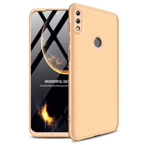 Huawei P Smart 2019 (POT-LX1) 3 in 1 Front Back Full Body Cover Phone Case (Gold)
