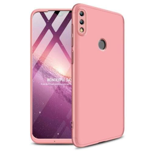 Huawei P Smart 2019 (POT-LX1) 3 in 1 Front Back Full Body Cover Phone Case (Rose (Gold)
