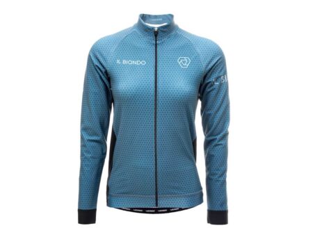 Il Biondo Road Warrior - Cykeltrøje Langærmet - Zima - Dame - Petrol - XXL