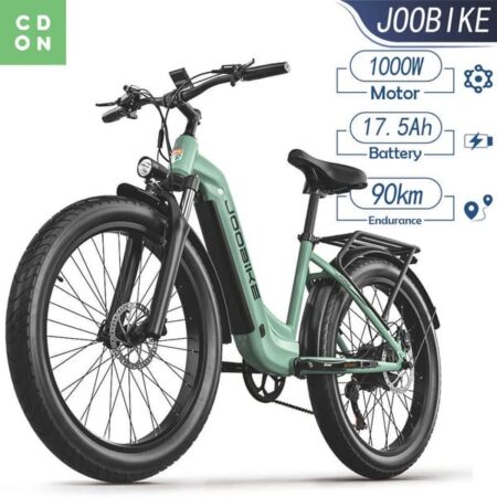 JOOBIKE JOO1 SHIMANO 7-trins 17,5AH Batteri 45 km/t 90 km 1000W Motor Hydraulisk Skivebremse 26*3,0 tommer dæk Elcykel