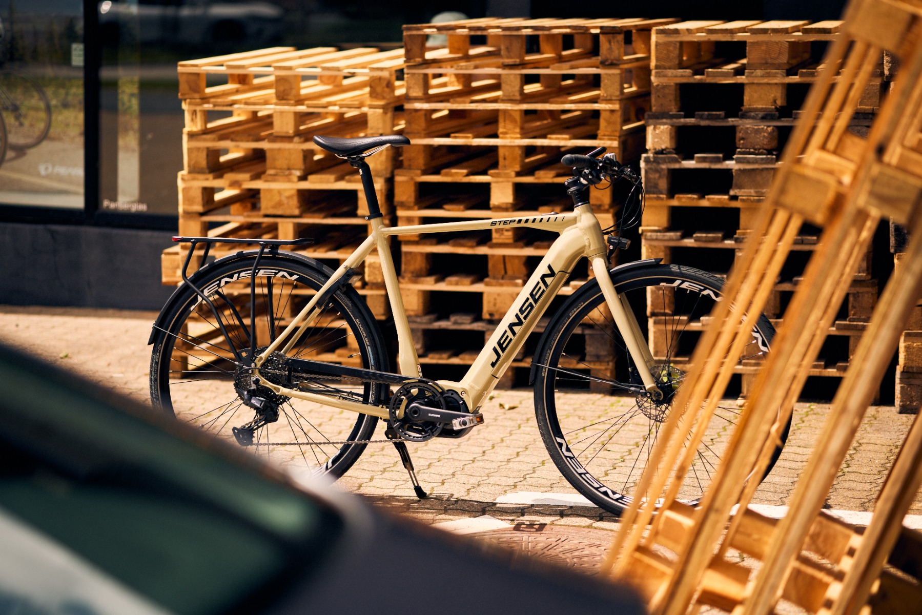 Jensen - EL - Cykel Herre 11 Gear Latte - L - Elcykel Jensen - EL - Cykel Herre 11 Gear Latte - L - Elcykel