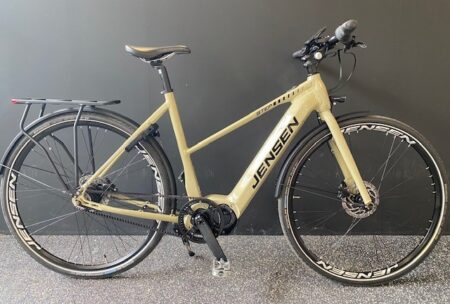 Jensen - EL - Cykel Step Dame M/remtræk Latte - S - Elcykel