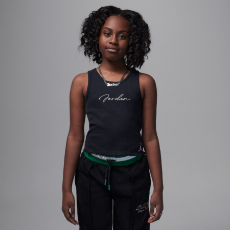 Jordan "Hidden In Plain Sight"-tanktop til større børn - sort