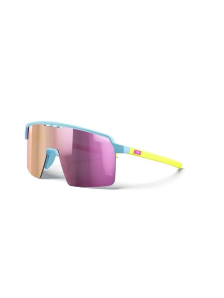 Julbo cykelbriller - J592 8-12 år, spejlglas, blå/neon