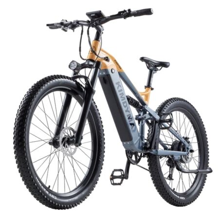 KIMDYMA K01 27,5'' fuldaffjedret elcykel, 1000W Peak-motor, 20AH batteri, 9 gear, hydraulisk bremse, 45 km/t maks.