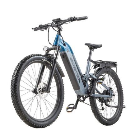 KIMDYMA K02 27,5'' fuldaffjedret elcykel, 1000W Peak-motor, 20AH batteri, 9 gear, hydraulisk bremse, 45 km/t maks.