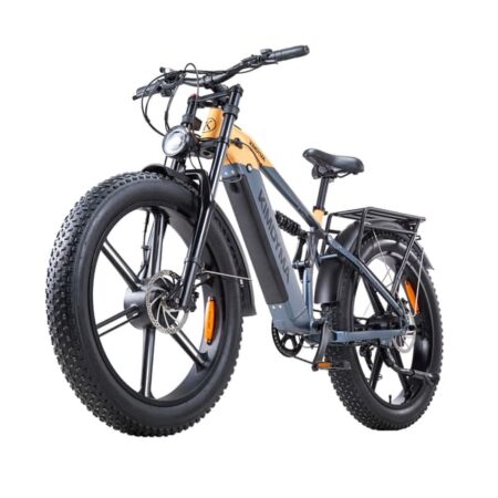 KIMDYMA K03 26 Tommer Fat Tire El-cykel 48V20Ah Batteri Hydrauliske skivebremser Dual Shock Voksen E-Bike