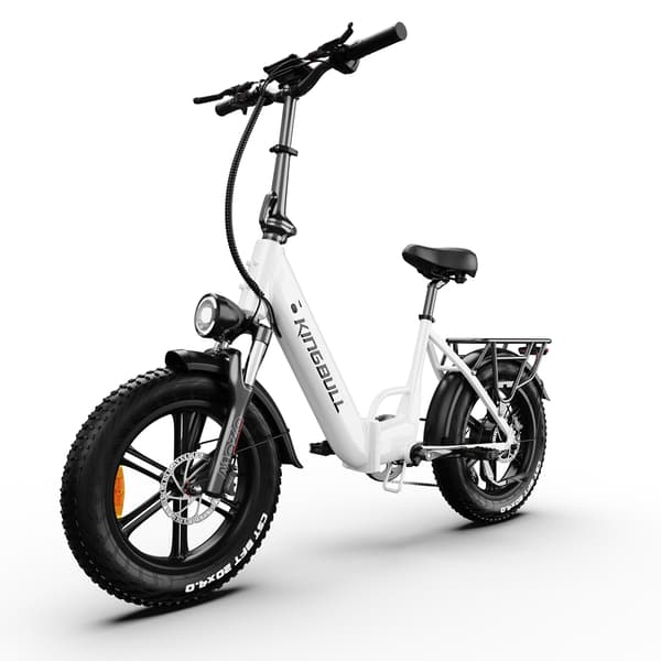 KINGBULL Literide 2.0 Sammenklappelig Elcykel, 500W Motor, 45 km/t MAX, 13,5AH Batteri, 7 Gear, 20*4,0 Dæk, Hydrauliske Bremser, Hvid KINGBULL Literide 2.0 Sammenklappelig Elcykel, 500W Motor, 45 km/t MAX, 13,5AH Batteri, 7 Gear, 20*4,0 Dæk, Hydrauliske Bremser, Hvid
