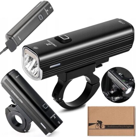 KINGSEVEN L3-1000 genopladelig cykellygte 1.000 lm