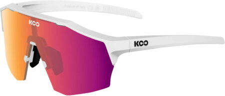 KOO Alibi Cykelbriller - Fotokromisk - White Matt / Fuchsia Photochromic