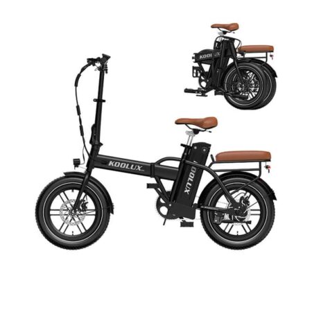 KOOLUX X10 Elcykel EU-lager 350W Motor 36V 13Ah Batteri 16x3,0 Dæk Skivebremse 25-32 km/t Voksen Elcykel