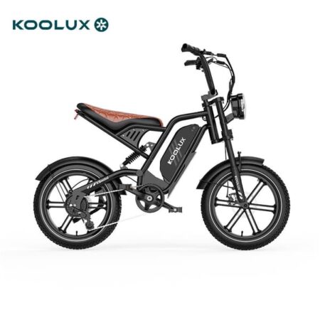 KOOLUX X9 MINI elcykel 250W motor 48V13Ah batteri fuld affjedring elektrisk cykel 16×4 tommer fat tire bypendling all-terrain elcykel