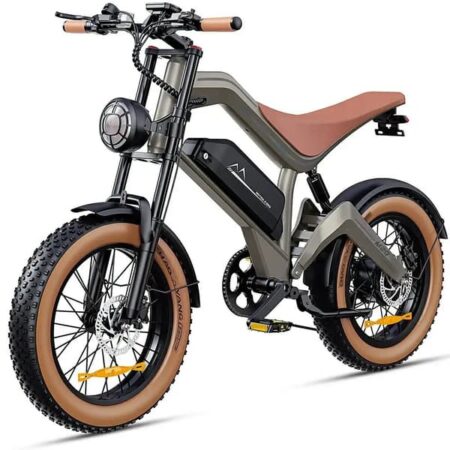 KORNORGE M20 Voksen Elcykel 1500W Motor 48V18.2AH Batteri 20 Tommer Fedt Dæk Elcykel
