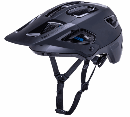 Kali Cascade Solid Mat/Gloss Black - Cykelhjelm - S/M (55/61 cm)