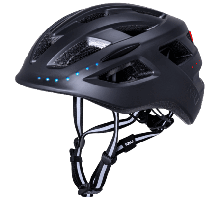 Kali Central Lit Sort Mat - Cykelhjelm - L/XL (58-62 cm)