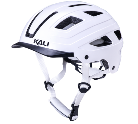 Kali Cruz i Hvid Mat- Cykelhjelm - L/XL (58-62 cm)