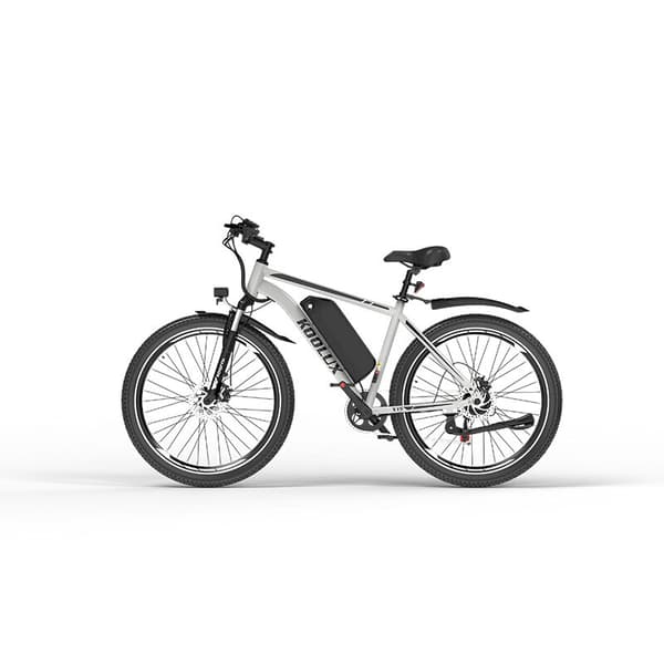Koolux X15 Elcykel 26" - 500W Motor 48V 15.6Ah Batteri Op til 120 km Rækkevidde Shimano 7 Gear 42 km/t LCD-display Sølv Koolux X15 Elcykel 26" - 500W Motor 48V 15.6Ah Batteri Op til 120 km Rækkevidde Shimano 7 Gear 42 km/t LCD-display Sølv