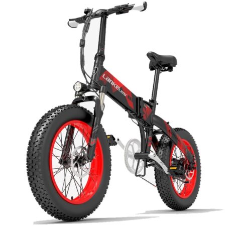 LANKELEISI X2000 Plus folde elcykel, 1000W motor, 12,8AH, 20*4,0 dæk.