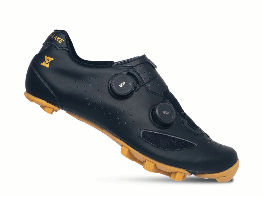 Lake MX239 Regular cykelsko gravel black/gold herr Lake MX239 Regular cykelsko gravel black/gold herr