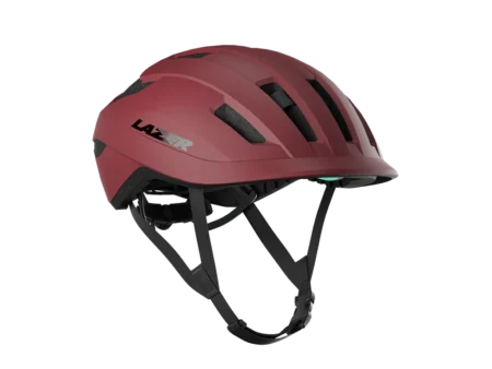 Lazer Compact KinetiCore Cykelhjelm Str. M-L - Mat garnet rød