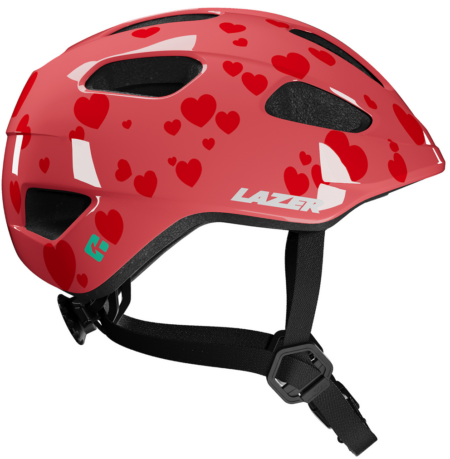 Lazer Nutz 2.0 Kineticore "Green Buckle" Turnfit cykelhjelm - Little Hearts