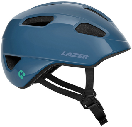 Lazer Nutz 2.0 Kineticore "Green Buckle" cykelhjelm - Steel Blue