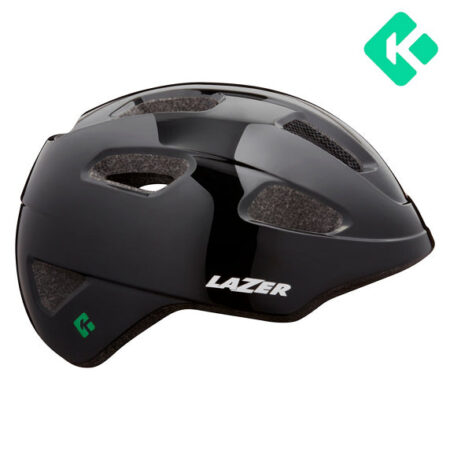 Lazer Nutz KinetiCore Junior Cykelhjelm i sort - Onesize (50-56 cm) / Sort