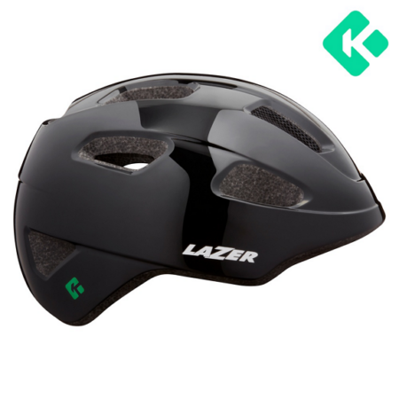 Lazer Nutz KinetiCore Junior Cykelhjelm i sort - Onesize (50-56 cm) / Sort