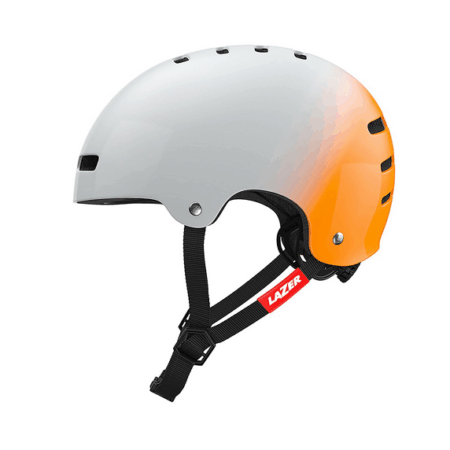 Lazer One+ Cykelhjelm Sølv/Orange