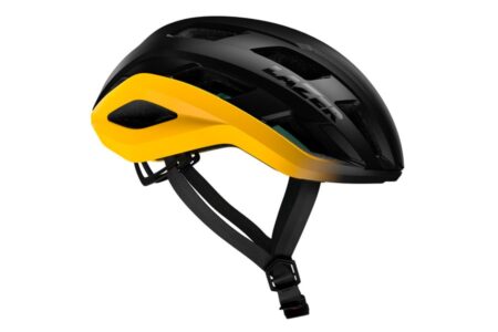 Lazer Strada Kineticore Cykelhjelm Gul / Sort