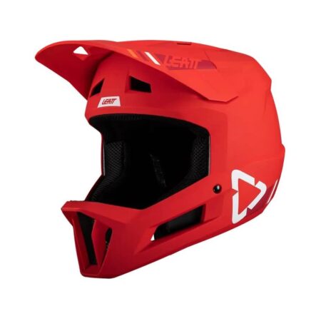 Leatt MTB Gravity 1.0 V24 fullface cykelhjelm - L, rød
