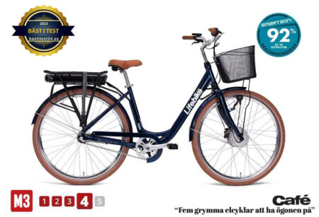 Lifebike Classic G10 3vxl - Blå - Fotbroms Elcykel Klassisk 2024