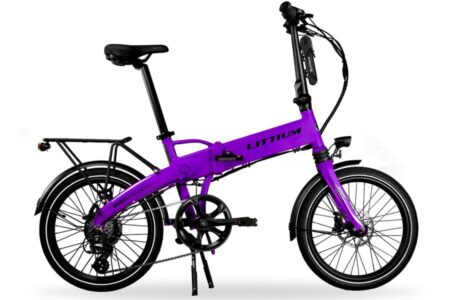 Littium Ibiza Rainbow Foldbar Elcykel - Lilla