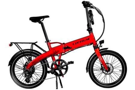 Littium Ibiza Rainbow Foldbar Elcykel - Rød