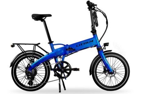 Littium Ibiza Titanium foldbar Elcykel Blå