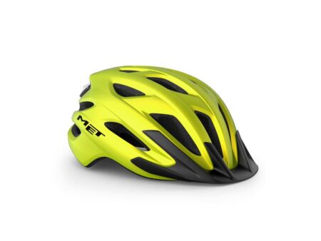 MET Crossover MIPS cykelhjelm - limegul metallic/mat, XL (60 - 64 cm)