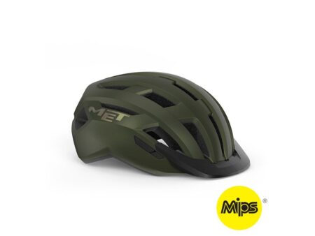 MET Cykelhjelm Allroad MIPS Olive Iridescent/Matt - Small (52-56 cm)
