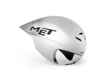 MET Drone Wide Body 2 - Cykelhjelm - White Metallic - Str. 55-58 cm