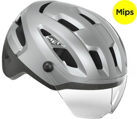 MET Intercity Mips cykelhjelm Reflective Mat visir